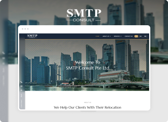 SMTP Consult website preview