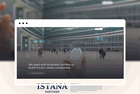 Istana Partners website preview